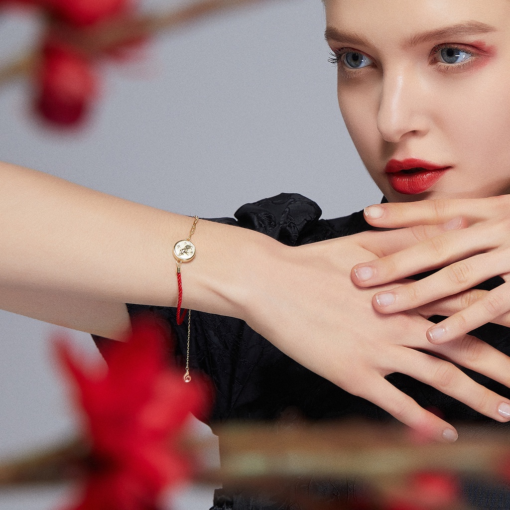 Bamoer Vòng Tay Bạc 925 Có Thể Điều Chỉnh Kích Cỡ