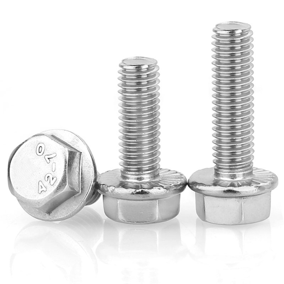 ốc lục giác,bu lông,ốc inox 304 Mặt bích lục giác ngoài，bu lông lục ...