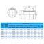 Vòng bi tuyến tính LAKAM Mạ niken cho máy in CNC Phần LM3UU LM4UU LM5U LM6UU