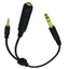 BTM 6 35mm 1 4 Inch Mono Jack Splitter Cáp Dẫn Cắm 3 5mm Nam 4Pole + 6 35mm Nữ Y Spiltter Cáp