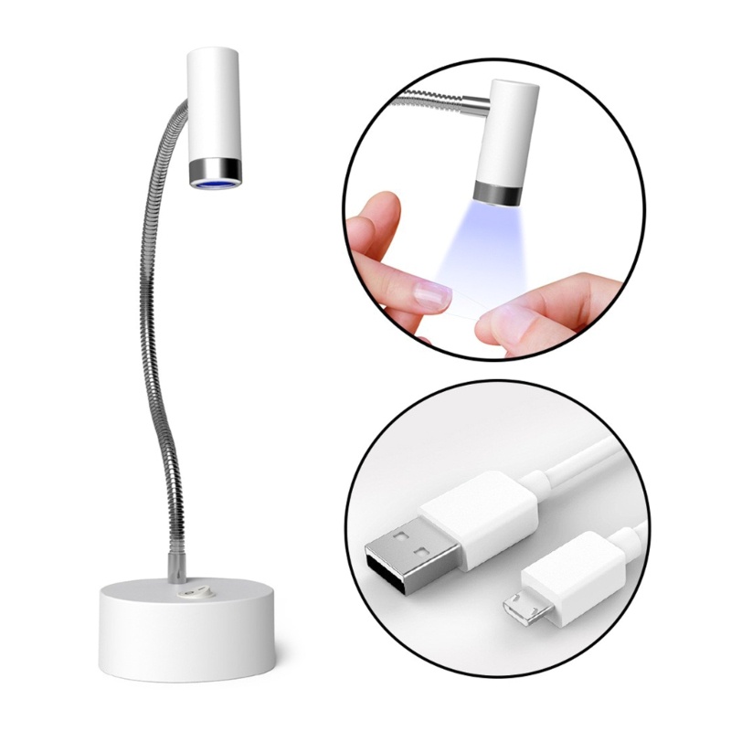 Richh Đèn LED Mini USB Máy Sấy Móng Tay, Nhanh Khô, Nghệ Thuật, Dùng Cho Gia Đình