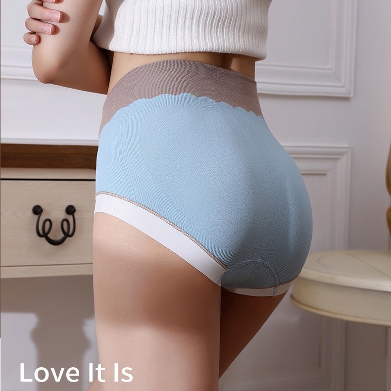 Quần Lót Cotton Không Đường May Mềm Mại Kháng Khuẩn 6 Màu Tùy Chọn