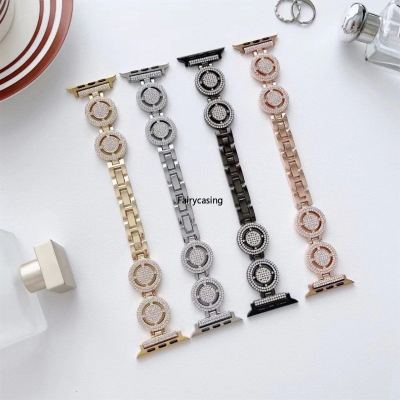 Dây Đeo Đồng Hồ Bằng Kim Loại 49mm 40mm 45 44 41 42 38mm Cho iwatch Series 8 7 SE 6 5 4 3 2 1