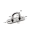 MONOSTYLE 4 Vít trần, Móc trần bằng thép không gỉ hạng nặng, Bộ treo quạt trần chất lượng cao Khóa sàn 5mm / 6mm / 8mm / 9mm