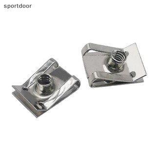 Set 10 Kẹp Chữ U Bằng Thép Không Gỉ M6 M5 M4 M8 8mm 5mm 6mm 4mm Cho Xe Máy / Xe Hơi ATV
