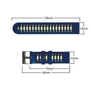 Dây Đeo Silicone Thể Thao 20mm 22mm Cho Đồng Hồ Thông Minh HUAWEI GT Runner / GT 3 46mm 42mm GT3 / GT 2 GT2 Pro 20mm