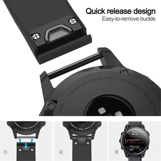 Dây Đeo Silicone 26mm 22mm Cho Garmin Fenix 7X / 6 / 5X Plus / Fenix3 hr / Forerunner 935 945
