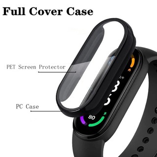 Ốp Điện Thoại 2 Trong 1 + Miếng Dán Bảo Vệ Màn Hình Cho Xiaomi Mi band 8 7 6 5 4 3 Miband 6 7 band 5 4 3 NFC