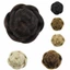 DELMER Bện Chignon Nâu Vintage Vô Hình Đơn Giản Tóc Nối Dài Phụ Kiện Tóc Thời Trang Màu Đen Hợp Thời Trang Retro Donut Con Lăn Tóc