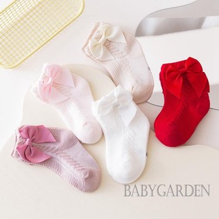 Vớ Cotton Mềm Mỏng Đính Nơ Xinh Xắn Cho Bé Gái 0-3 Tuổi