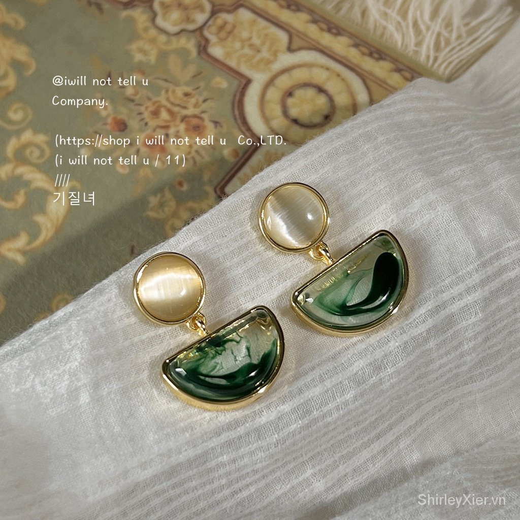 Bông Tai Mạ Bạc 925 Hình Phù Thủy Phong Cách Retro Thời Trang
