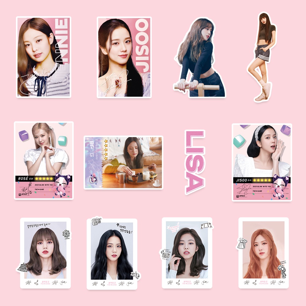 99 Miếng Dán Hình Thần Tượng BlackPink Chống Thấm Nước