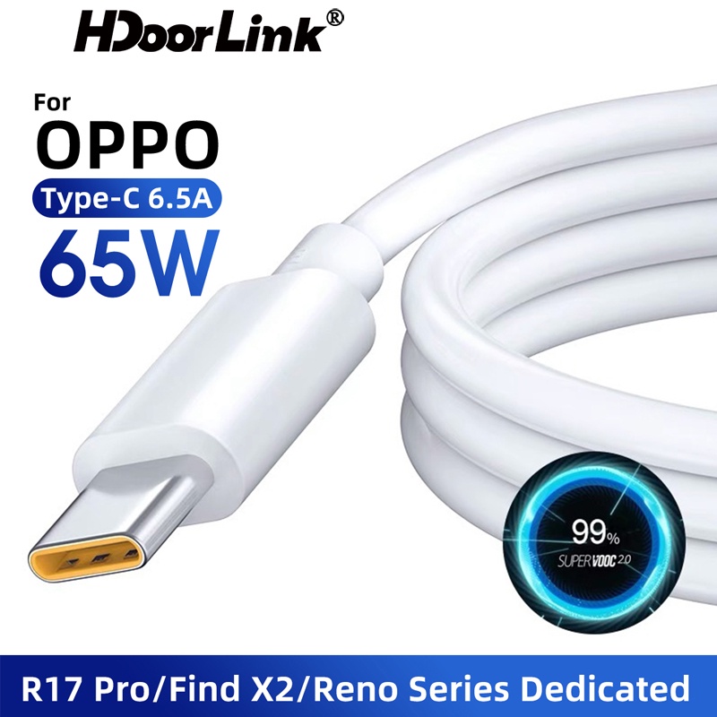 Ảnh Cáp Sạc Nhanh HdoorLink 6.5A Type-C 65W Hỗ Trợ Sạc Nhanh VOOC Cho OPPO 1