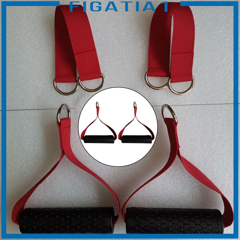 2x Cáp Kèm Sức Mạnh Kéo Tay Cầm Thể Dục Treo Tập Luyện