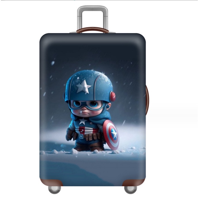 {HCM} Áo trùm vali chống nước 3D size 20-24-28 inch vết nứt M.E.N {Hình mới}