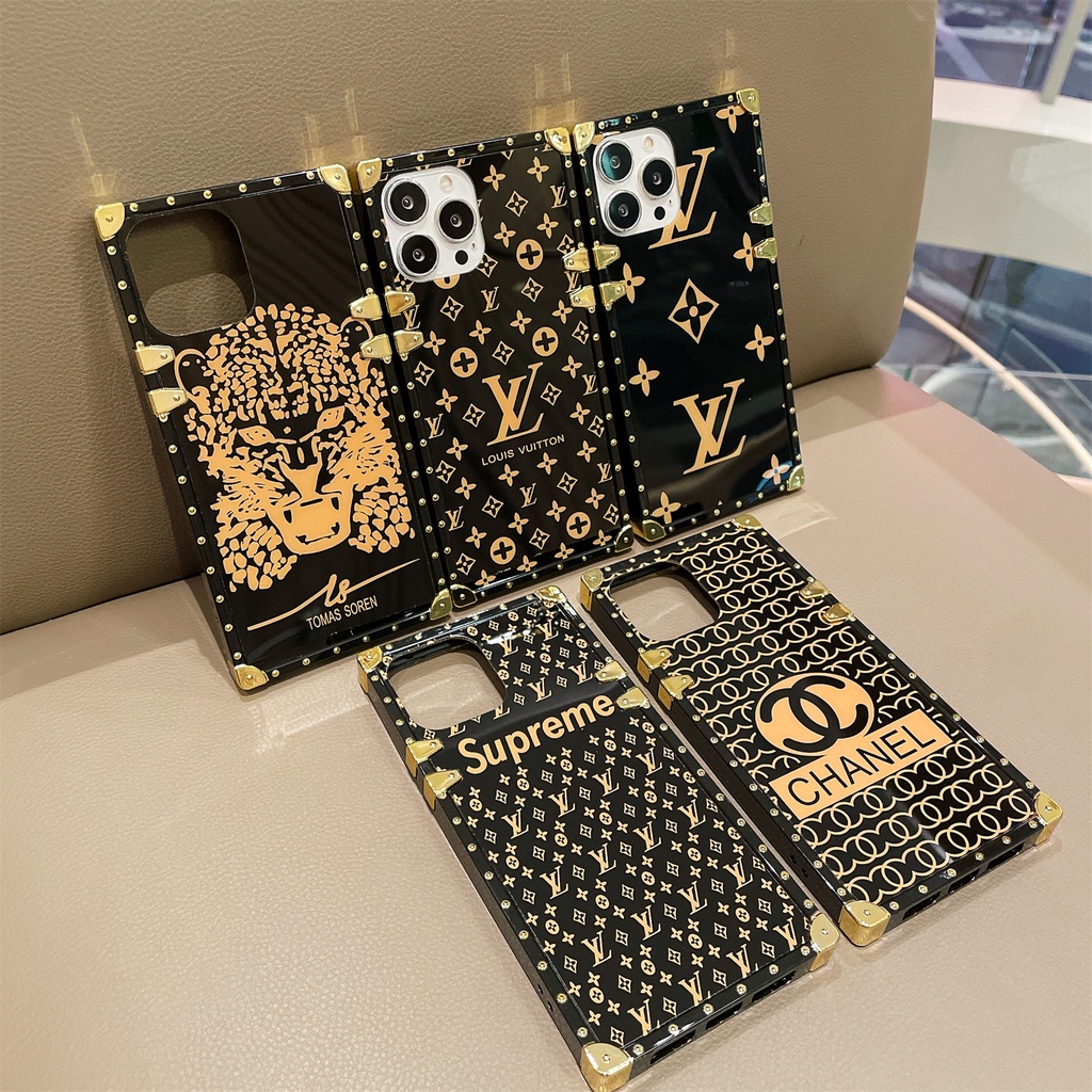 Dành Cho iPhone 16 15 14 PRO MAX 13 PRO MAX 14PLUS Vỏ 12 11 PRO MAX 12 13 mini X Xs MAX Xr 6 6S 7 8 PLUS Vỏ Điện Thoại Màu Đen Độc Đáo Sang Trọng Phong Cách Xu Hướng Thiết Kế Đơn Giản Vỏ Bảo Vệ