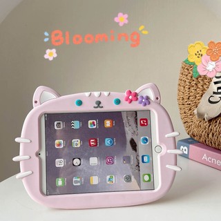 Vỏ Hoa Mềm Mèo Samsung Galaxy Tab A8.0 2019 T290 T295 S6Lite P613 P619 P610 P615 A7 T500 T505 A7Lite 8.7 T220 T225 A8 10.5 X200 X205 A10.1 T510 T515 Tab A11 A11 + A9 A9 +