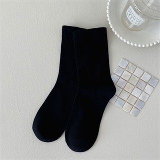 Vipdeal1 Đôi Vớ cotton Lụa Lạnh Màu Trơn Thời Trang Xuân Hè Phong Cách Nhật Bản Dành Cho Nữ