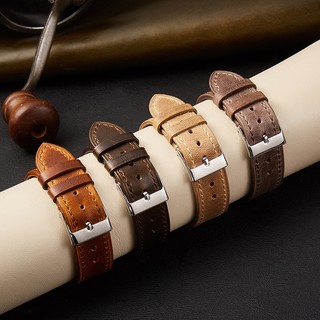 Dây Đeo Đồng Hồ Bằng Da Bò Siêu Mỏng Thay Đổi Màu 18mm 19 20mm 21 22mm