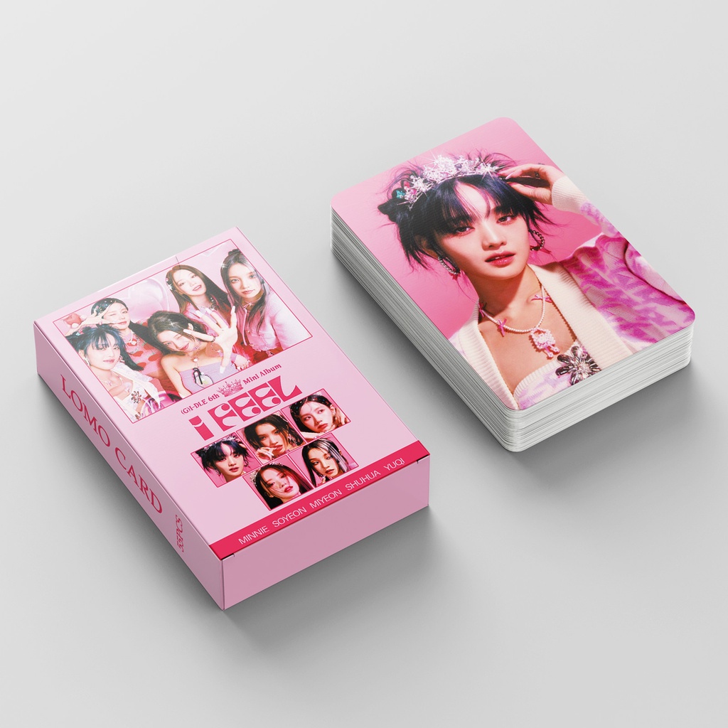 (G) I-DLE I FEEL 6th Mini Album CD+POB+Booklet+Lyric  Paper+Photocard+Tracking Sealed GIDLE I-DLE (PhotoBook  SET(Cat+Buttefly+Queen))