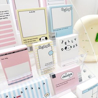 Giấy note ghi chú mini Cute Jelly 100 tờ siêu dễ thương Nhà Kawaii