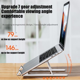 Giá Đỡ Laptop Tùy Chỉnh Di Động Tiện Dụng Cho MacBook Air iPad Tablet