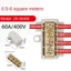 CORALTIDE Thiết bị đầu cuối dây loại T ZK-M306 ZK-M406 Đầu nối dây Bộ chia Khóa Thiết bị đầu cuối uốn nhanh Khối đầu cuối Đầu nối dây nhanh