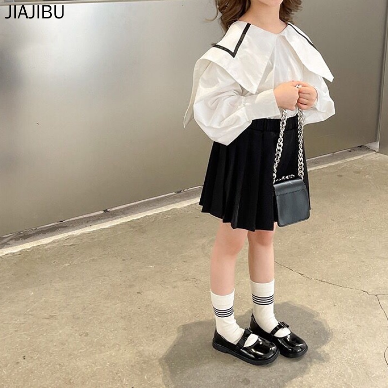 Girls Doll Shoes Cute Kids Shoes Giày Công Chúa đính Nơ Dễ Thương Cho Bé Gái Giày Da Mũi Tròn Chống Trơn Trượt Giày Trẻ Em Thông Thường Giày Mary Jane Bé Gái Giày Trẻ Em Giày Chống Va Chạm Cho Bé Giày đồng Phục Học Sinh Tiểu Học Princess Shoes