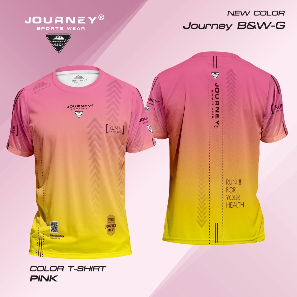Hàng Có Sẵn Jersey Journey Áo Thun Thể Thao Mùa Hè In Họa Tiết (JBW) Cho Chạy Bộ / Kéo Dài / Vải microsport. Đèn Led Siêu Nhẹ Thoáng Khí In Họa Tiết Thời Trang