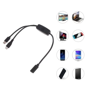 Bộ chia cáp USB Type C 2 trong 1 Niki sang cáp sạc điện thoại di động Micro USB Type C