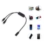 Bộ chia cáp USB Type C 2 trong 1 Niki sang cáp sạc điện thoại di động Micro USB Type C