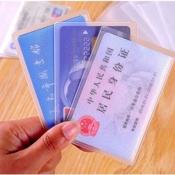Bọc Chống Xước Chip CCCD Căn Cước Công Dân, Bảo Vệ, Chống Trầy CMND, ATM, Trong Suốt Chống Trầy Có Nắp Bảo Vệ