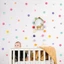 10 Chiếc Nhiều Màu Sắc Tình Yêu Chấm Dán Tường Tự Dính Tự Làm Mẫu Giáo Phòng Ngủ Trẻ Em Trang Trí Tường Dán Tường Dán Tường Dán Tường