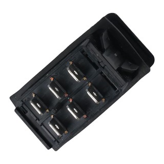 LEAFYHOME công tắc rocker 3 vị trí 12V 6PIN chống nước, công tắc thuyền/du thuyền đen