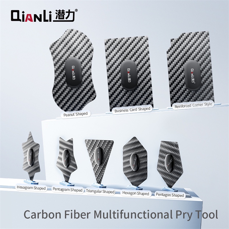 QIANLI Carbon Fiber Prying Tools để sửa chữa điện thoại di động Màn hình LCD Mở thẻ bảo trì tháo rời