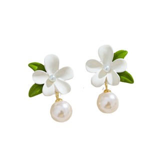 Bông tai bạc 925 Loạt Màu Xanh Lá Cây Cho Nữ