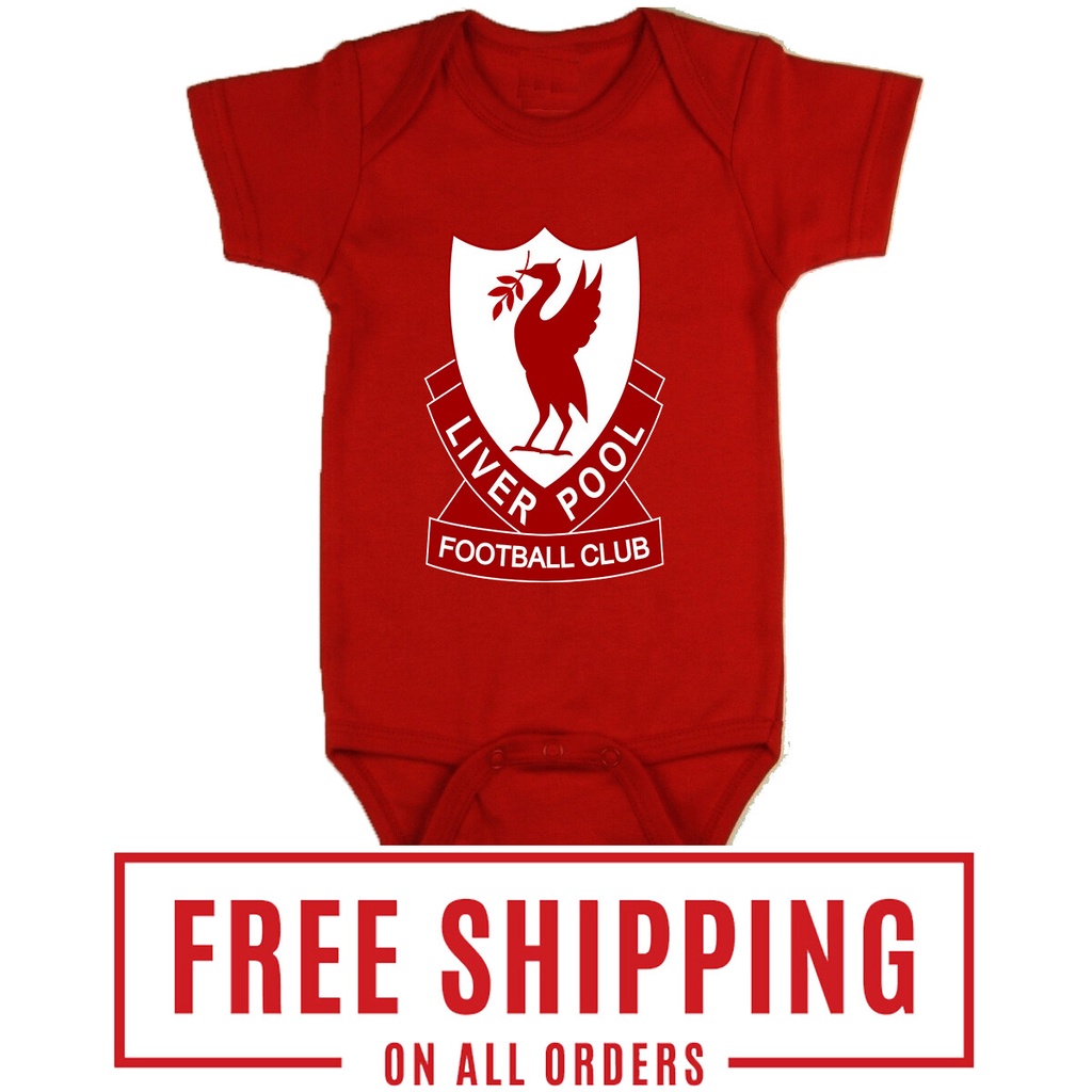 Áo liền quần trẻ em sơ sinh Unisex LFC Red Baby Romper 0 đến 18 tháng CNZL