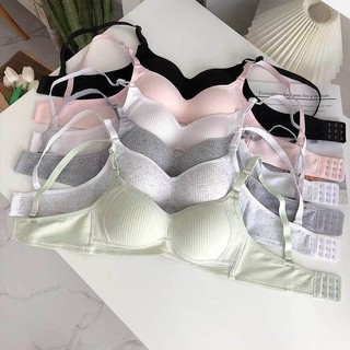 Áo ngực cotton không gọng, phù hợp cho học sinh, nữ sinh tuổi dậy thì, hỗ trợ phát triển ngực