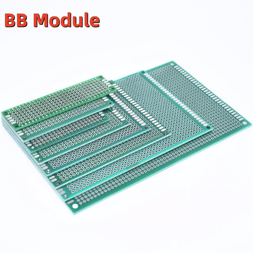 Kit 35 Pezzi Di PCB Prototipo Doppia Faccia, Varie Misure Da 2x8 Cm A 8x12 Cm, Rame