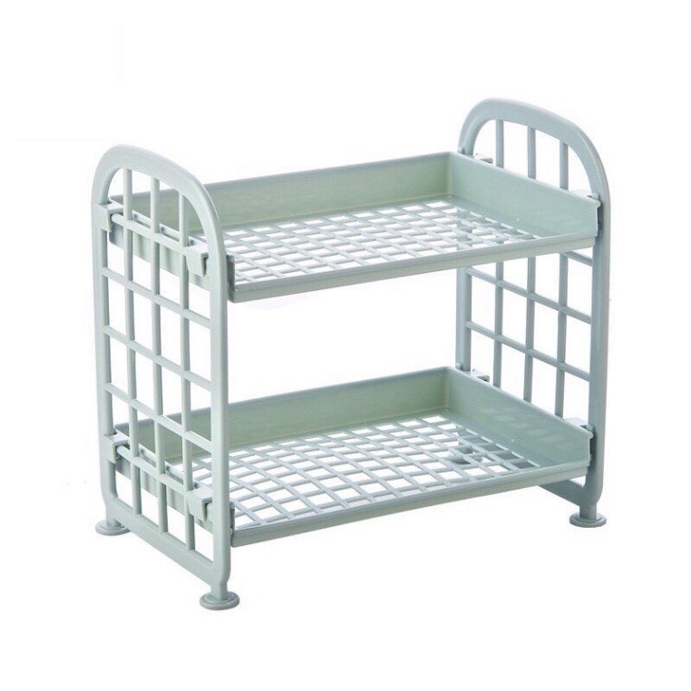 kệ 2 tầng mini nhà bếp nhà tắm tiện lợi C2201
