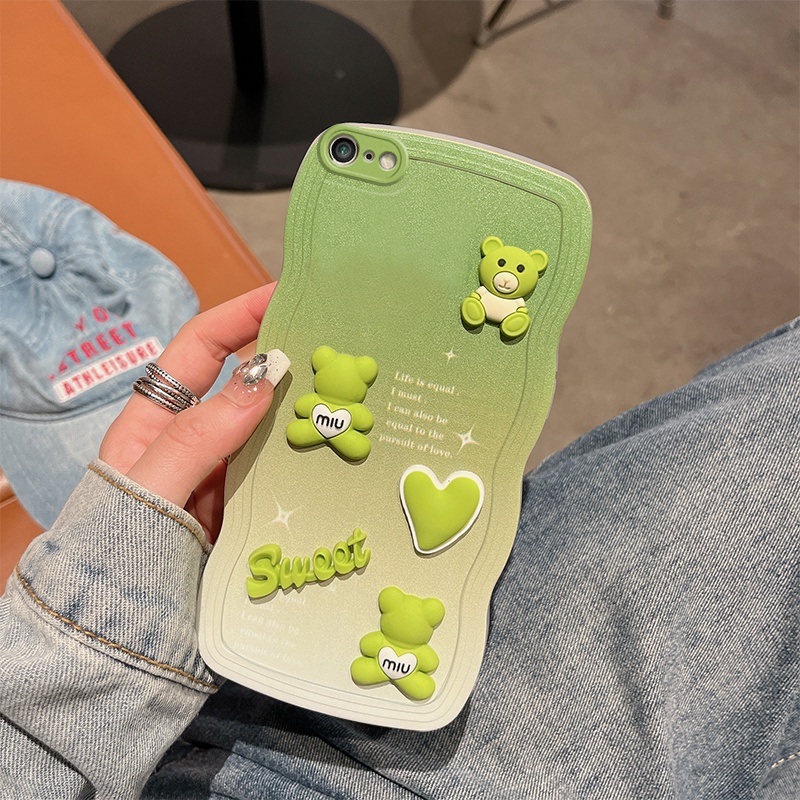 ốp lưng iPhone 6 7 8 Plus Ốp Điện Thoại tpu Mềm Hình Hoạt Hình Nghệ Thuật 3D Cho iPhone 6 7 8 Plus 6Plus 6sPlus 7Plus 8Plus MMX