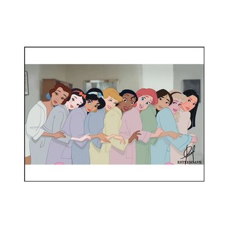 MOZI Các nàng công chúa của Disney tranh số hoá anime tranh tô màu theo số tranh sơn dầu số hoá tranh số hóa theo yêu cầuBộ Tranh Sơn Dầu Bằng Acrylic Hình Công Chúa Disneysơn theo số tô màu theo số