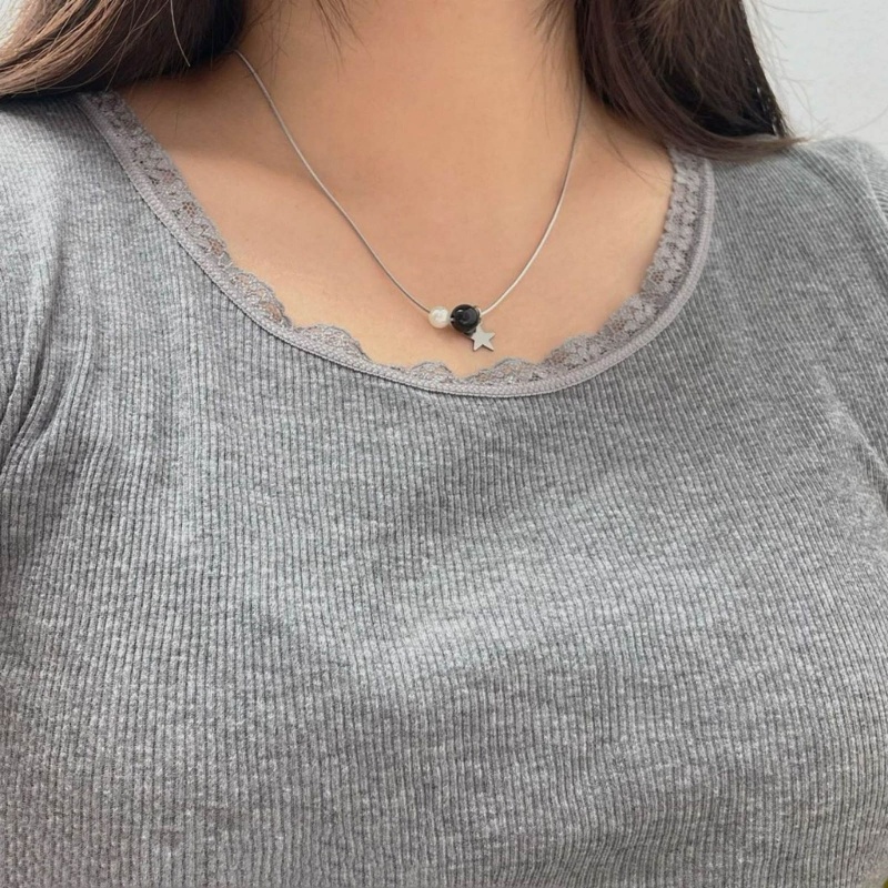 Dây chuyền ngôi sao năm cánh xương đòn ngọt mát - Tuyên bố trang sức