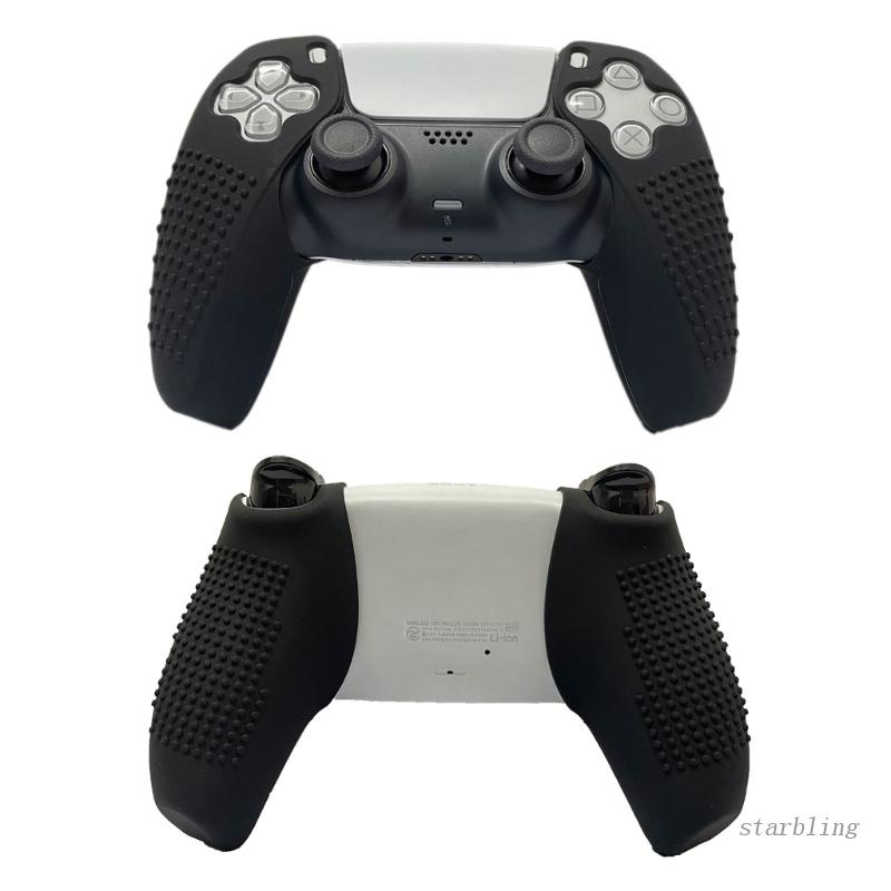 Vỏ Bọc Silicon Cho Tay Cầm Chơi Game PS5 Màu Trắng / Đỏ - Đen / B