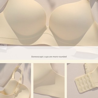 Bra set smooth thick cup women seamless bra set comfort push up wireless ladies lingerie one-piece female bralette underwear