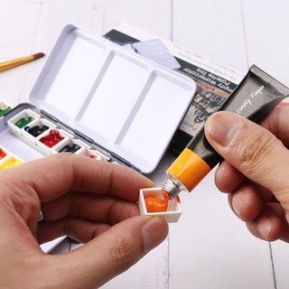 Hộp Sắc Tố GLKWCHEC Dụng Cụ Vẽ Sáng Tạo Lưu Trữ Màu Nước Di Động