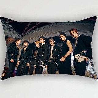 Vỏ gối ENHYPEN < DARK BLOOD > Jungwon, Jay, Jake, Ni-Ki, Heesung, Sunghoon và Sunoo Vỏ gối Polyester một mặt Vỏ đệm ghế Sofa ô tô Trang trí nhà cửa (Không có lõi)
