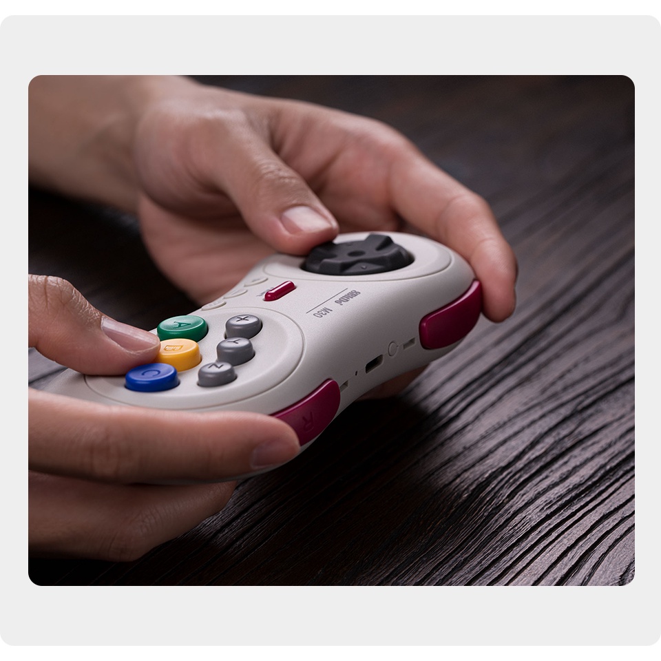 Tay Cầm Chơi Game Bluetooth 8Bitdo M30 Cho NS PC Win and Android Phiên Bản Nâng Cấp Sega Genesis Mega Drive