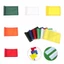 DELMER Golf Hole Pole Cup, Golf Practice Golf Training Golf Putting Green Flags, Golf Equipment 20X15cm Nylon Steel Pole Golf Flagstick Golf