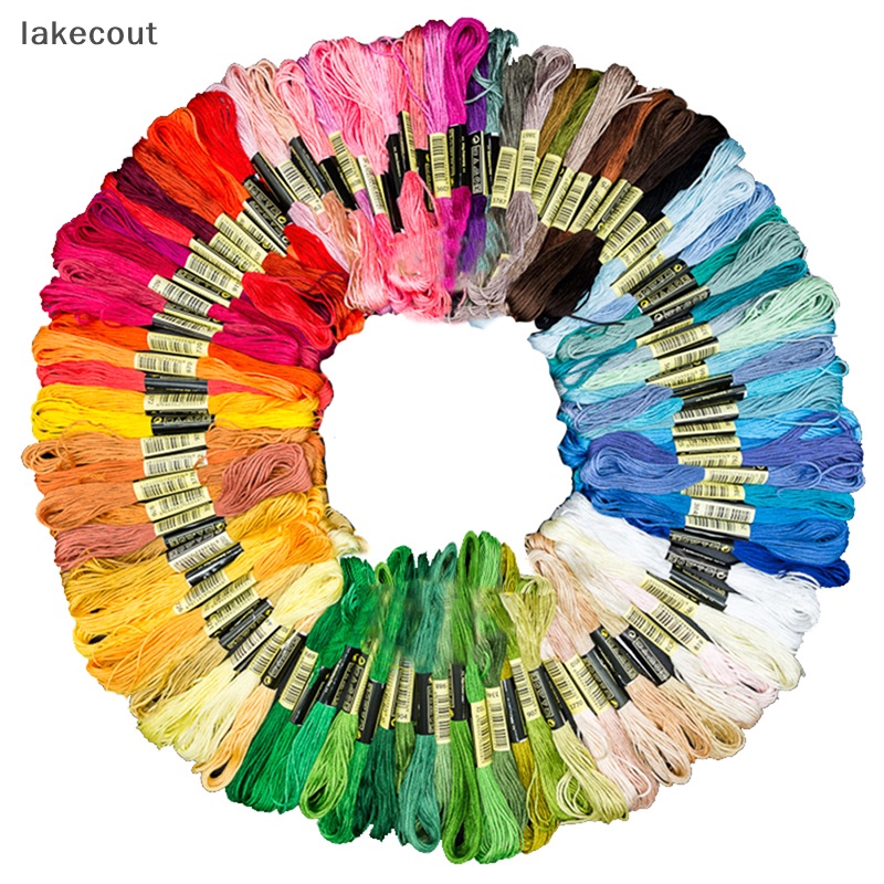 Lt 24 / 100 / 50 Cross Cotton Thêu Chỉ Flos May Xiên Thủ Công linh cẩu